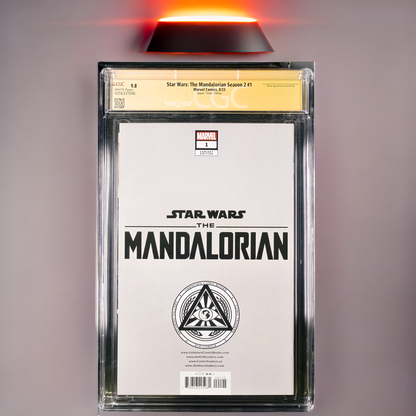 Star Wars: The Mandalorian Season 2 Suayan ""Virgin"" Edition AUTO & SKETCH 9.8