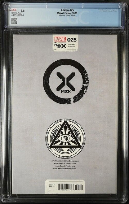 X-Men #25 Nakayama ""Virgin"" Edition CGC 9.8 (2023)