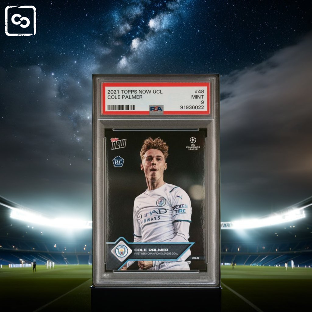 2021 TOPPS NOW UEFA CHAMPIONS LEAGUE COLE PALMER 48 PSA 9