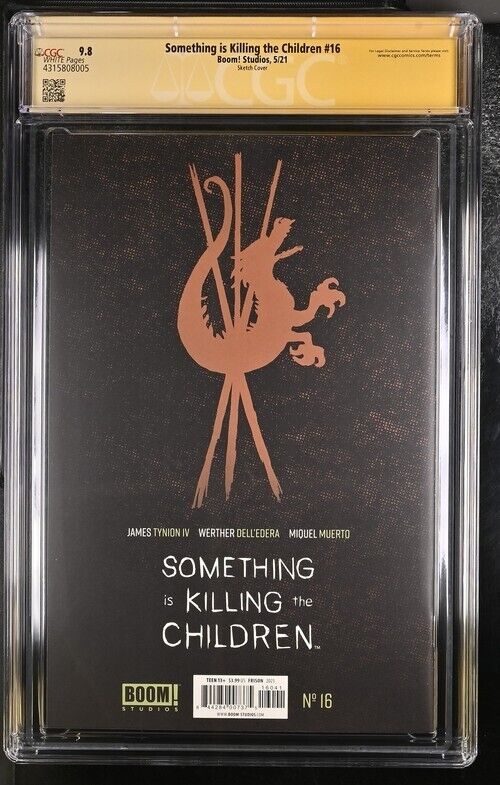 Something Is Killing Children 16 Frison 1:50 Variant Signed by Frison 9.8 Sketch