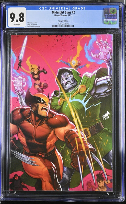 Midnight Suns #2 CGC 9.8 Virgin Variant Nakayama (2022)