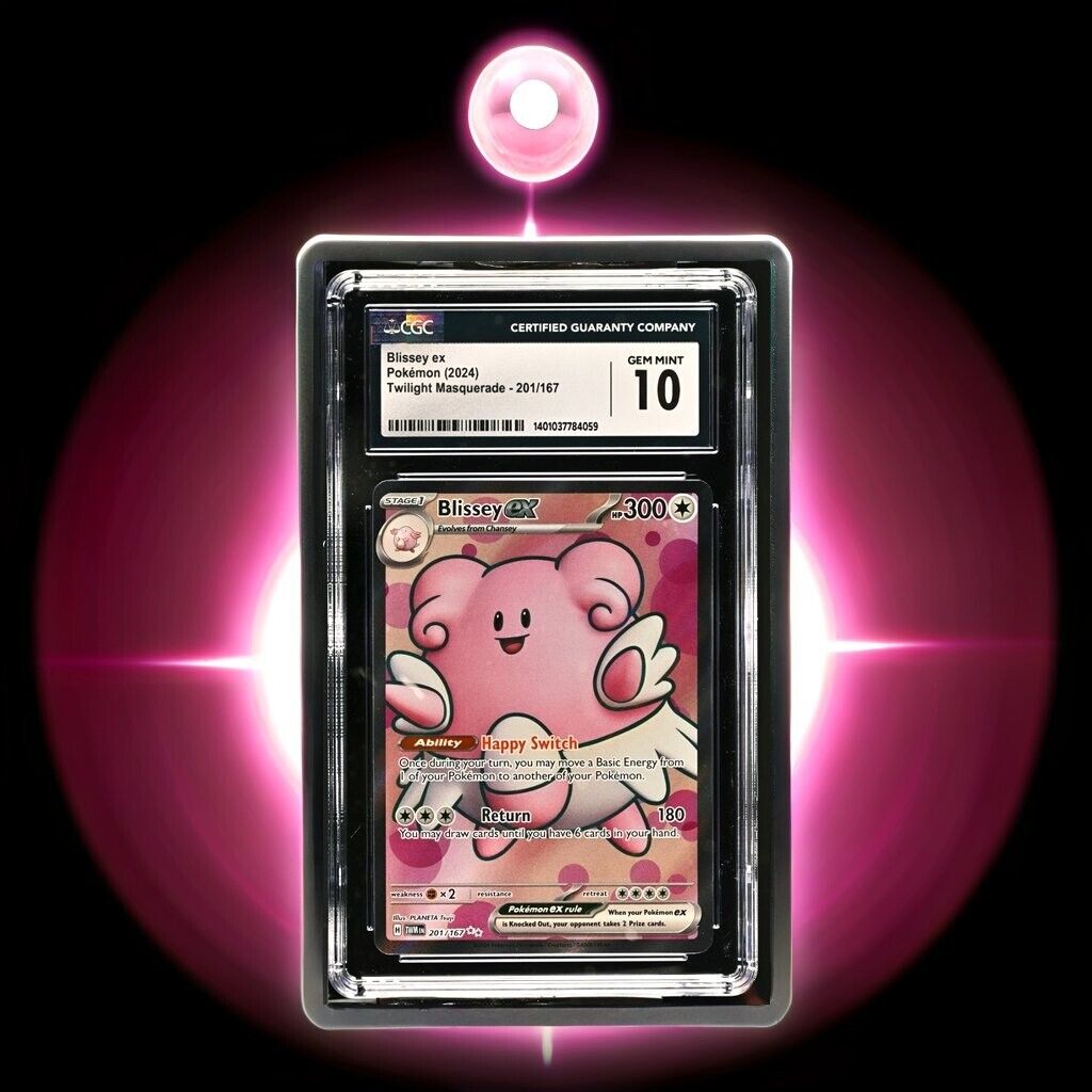 Pokemon Blissey ex 201/167 Twilight Masquerade - TWM EN English Gem Mint 10 2024