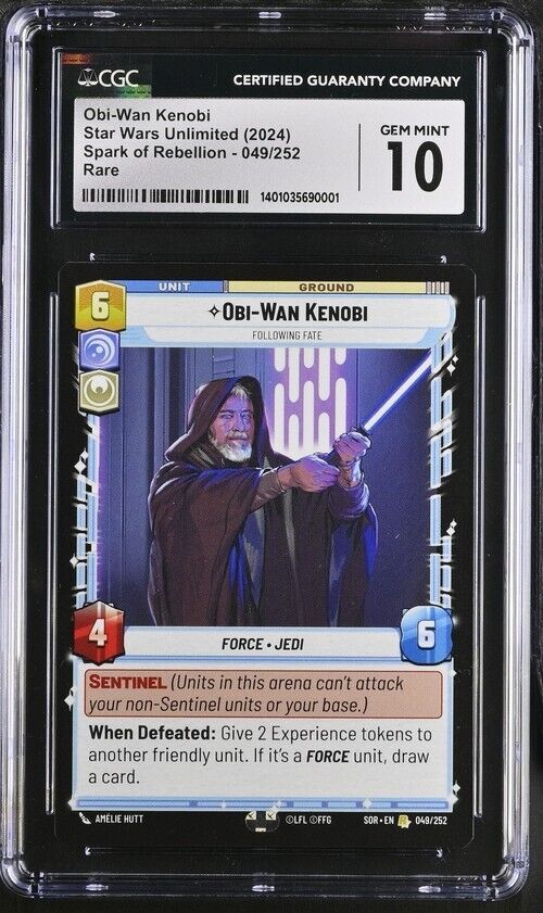 Star Wars Obi-Wan Kenobi 049/252 Spark of Rebellion English Gem Mint 10 (2024)