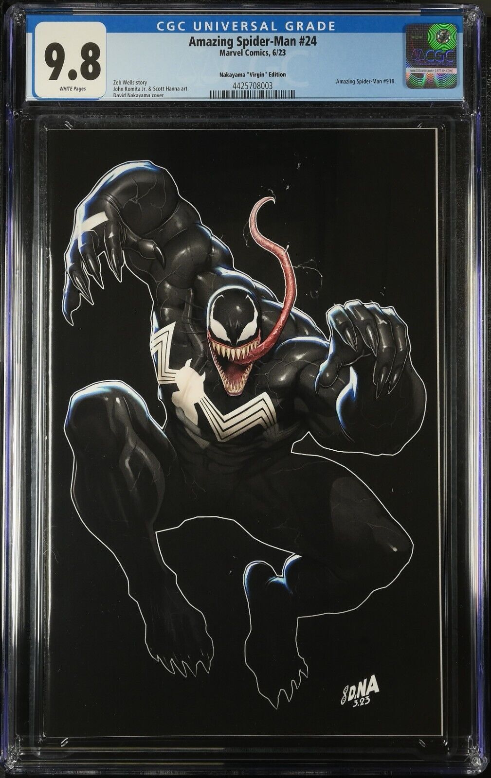 Amazing Spider-Man #24 Nakayama ""Virgin"" Edition CGC 9.8 (2023)