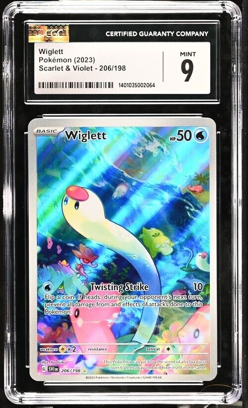 Pokemon Wiglett 206/198 Scarlet & Violet - SV1EN English 9 (2023)