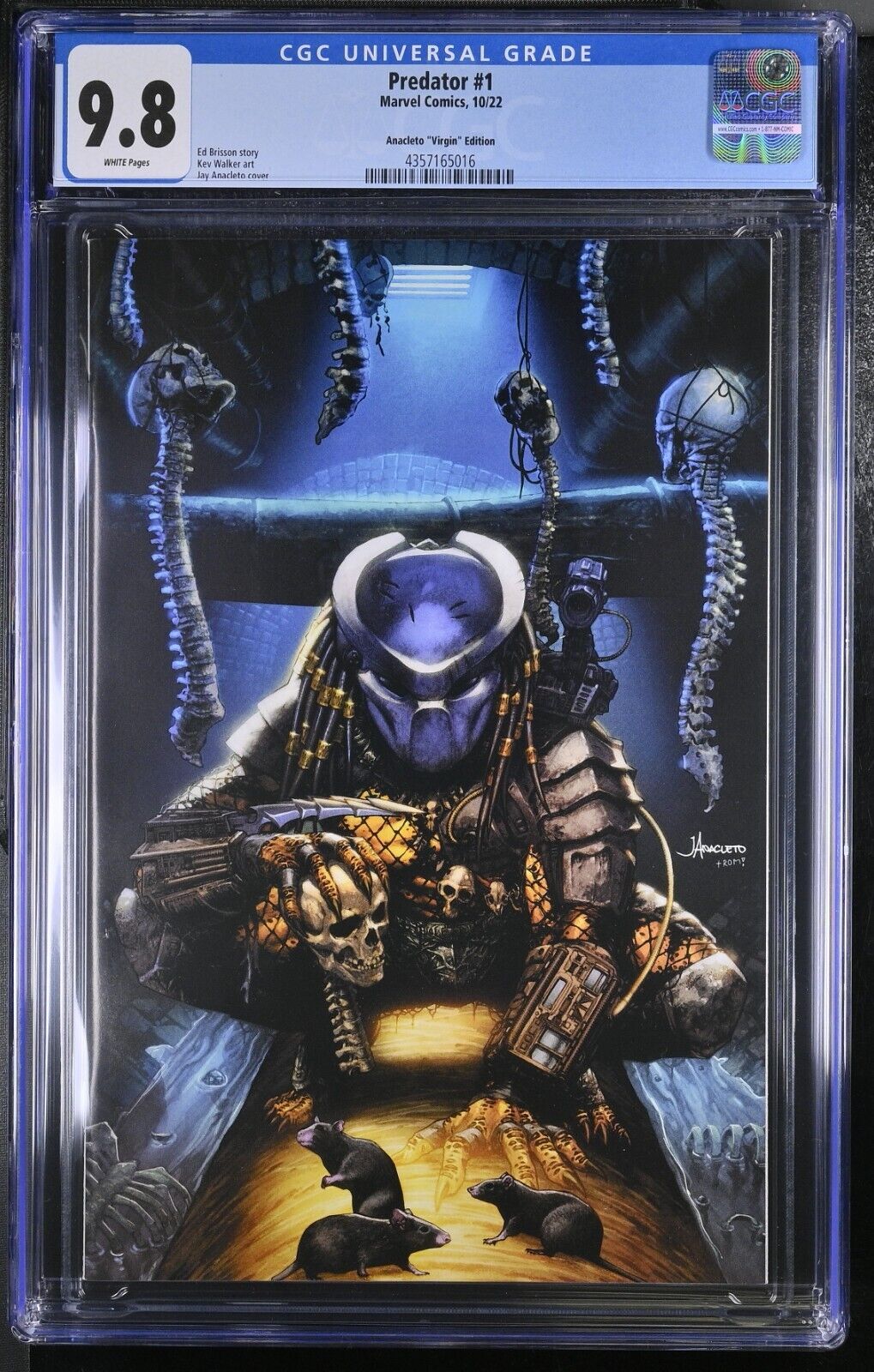 Predator #1 Anacleto Virgin Variant CGC 9.8