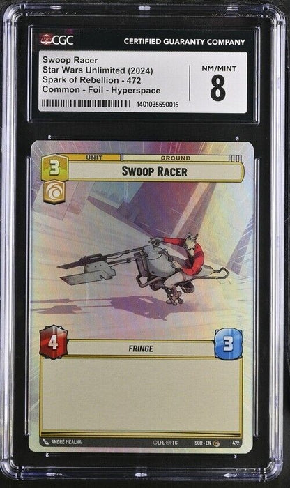 Star Wars Swoop Racer 472 Spark of Rebellion English C Foil Hyperspace 8 (2024)