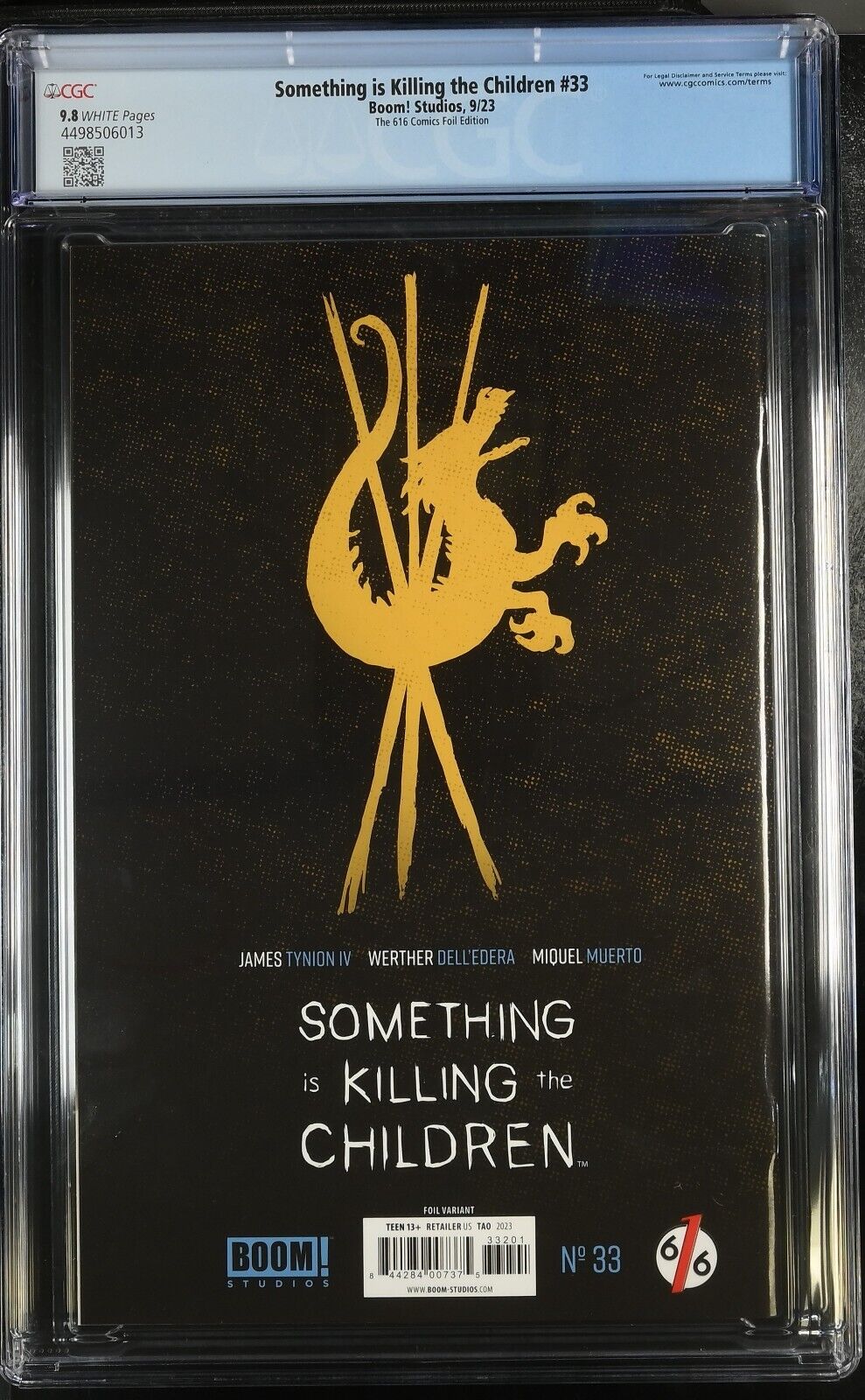 Something is Killing the Children #33 The 616 Comics Foil Edition CGC 9.8 (2023)