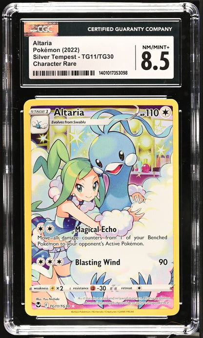 Pokemon Altaria TG11/TG30 Silver Tempest English Character Rare 8.5 (2022)