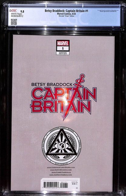 Betsy Braddock: Captain Britain #1 Mercado "Virgin" Edition CGC 9.8 (2023)