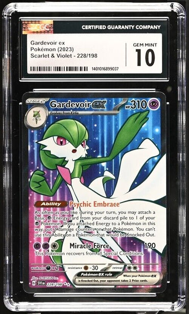 Pokemon Gardevoir ex 228/198 Scarlet & Violet - SV1EN English Gem Mint 10  2023