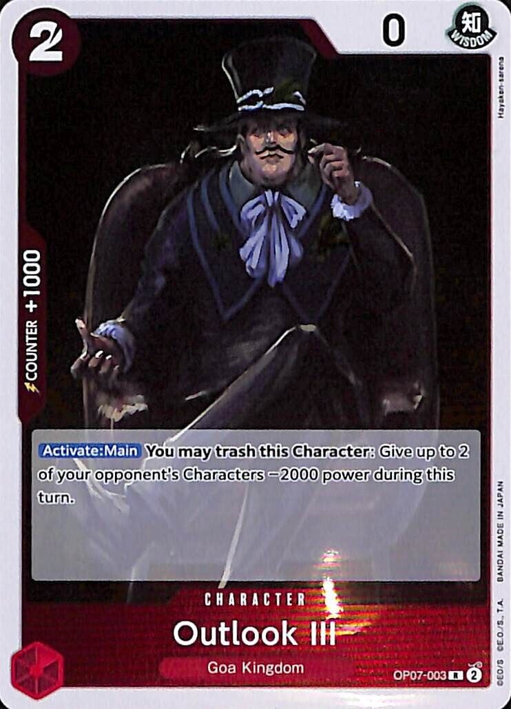 Outlook III OP07-003 Parallel R Foil English One Piece Card Game