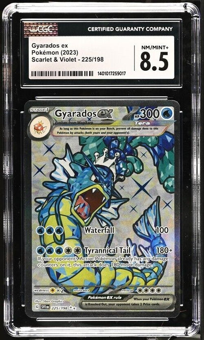 Pokemon Gyarados ex 225/198 Scarlet & Violet - SV1EN English 8.5 (2023)