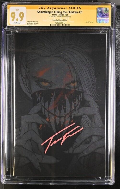 Something is Killing the Children #31 Signed by Frison, Foil Sketch, 9.9