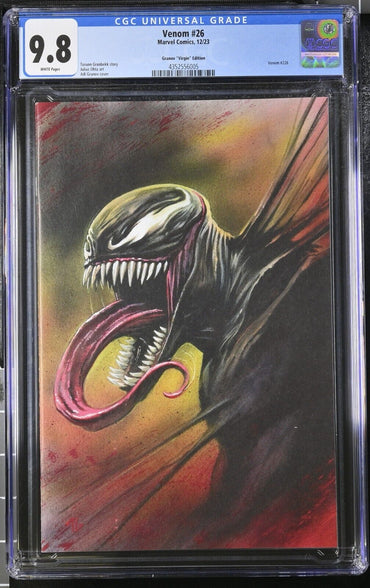 Venom #26 |  CGC 9.8 | 1:100 Incentive Virgin | 1st App Black Widow (2023) RARE