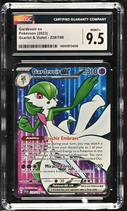 Pokemon Gardevoir ex 228/198 Scarlet & Violet - SV1EN English Mint+ 9.5  (2023)