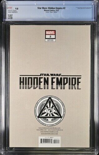 Star Wars: Hidden Empire #2 Zircher "Virgin" Edition CGC 9.8 (2023)