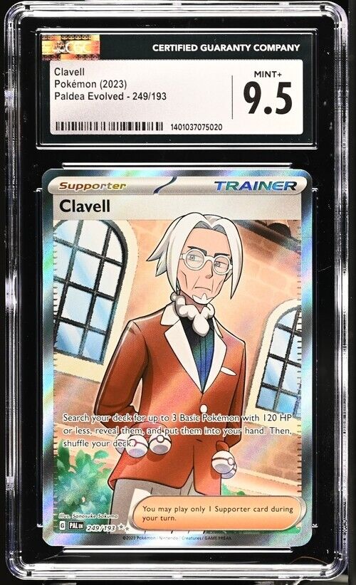 Pokemon Clavell 249/193 Paldea Evolved - PAL EN English Mint+ 9.5 (2023)