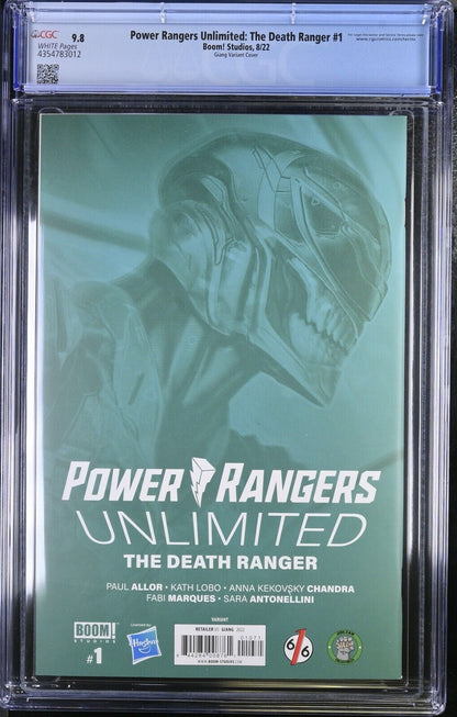 Power Rangers Unlimited: Death Ranger #1 Giang Virgin Variant CGC 9.8 (2022)