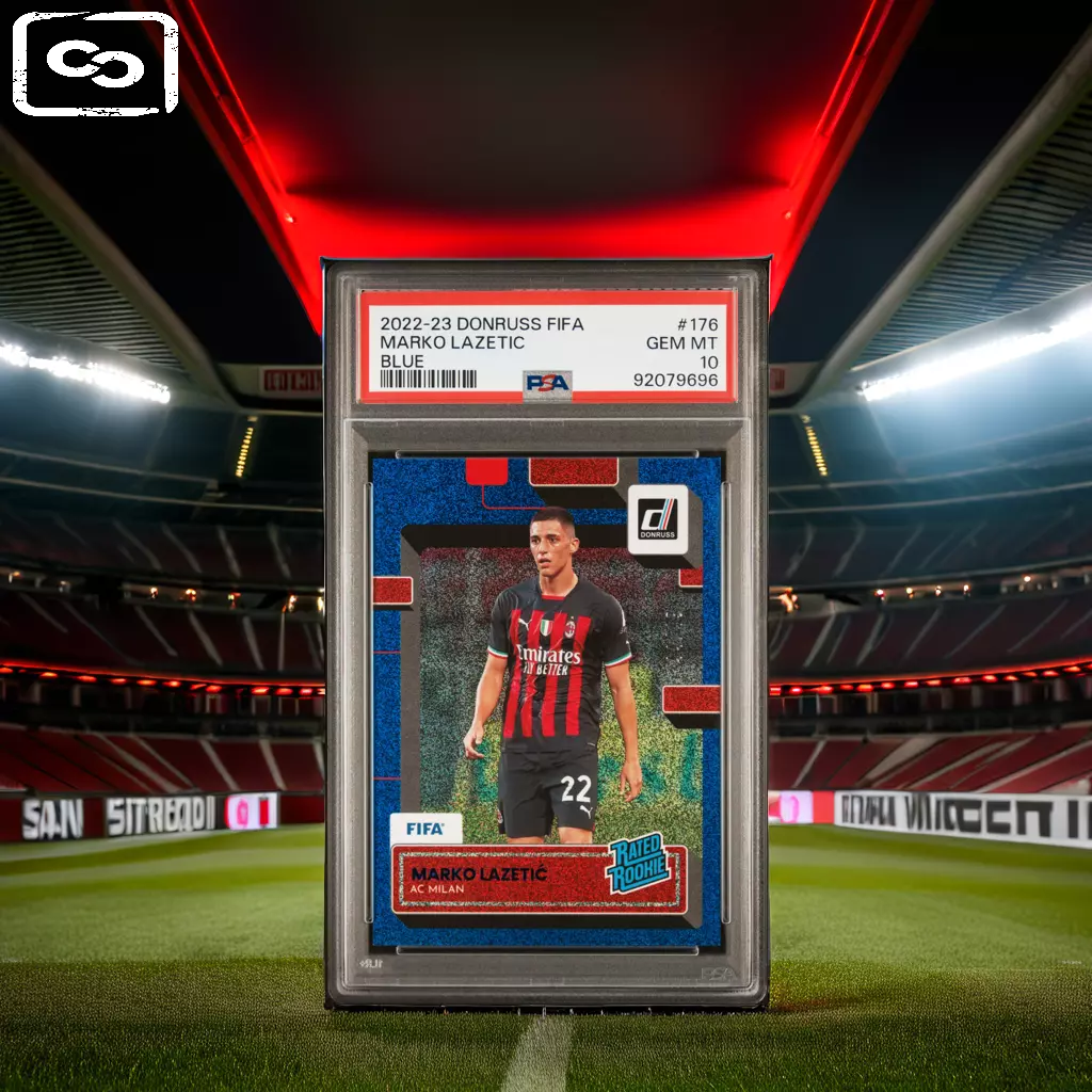 2022 PANINI DONRUSS FIFA MARKO LAZETIC 176 BLUE PSA 10 /49