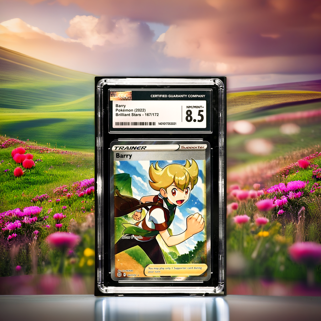 Pokemon Barry 167/172 Brilliant Stars English 8.5 (2022)