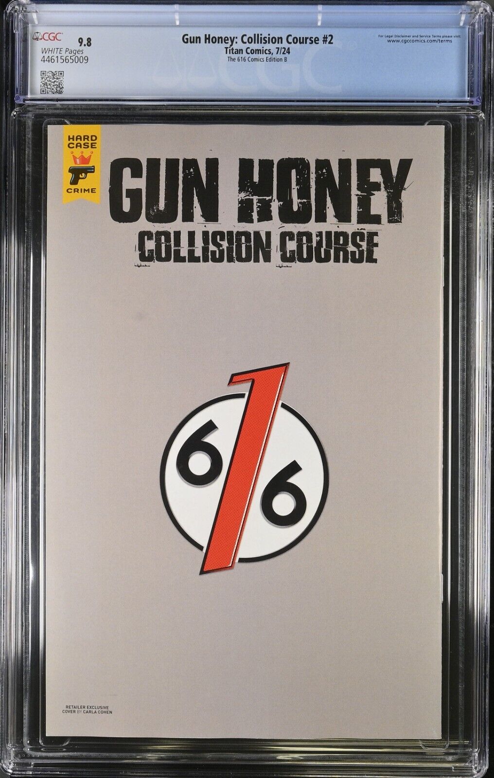 Gun Honey: Collision Course #2 The 616 Comics Edition B CGC 9.8 (2024)