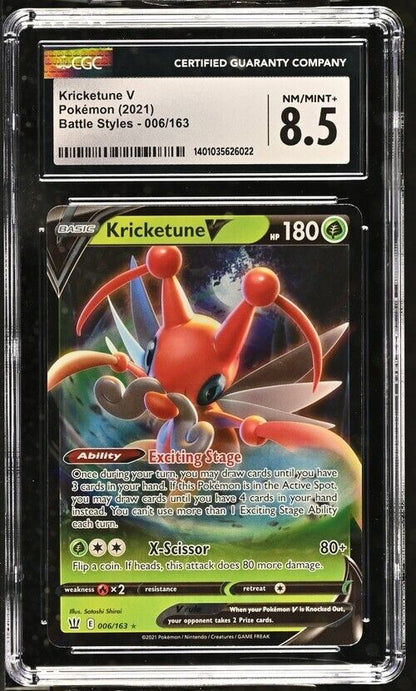 Pokemon Kricketune V 006/163 Battle Styles English 8.5 (2021)