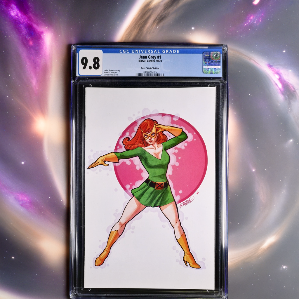 Jean Grey #1 - CGC 9.8 - 1:100 Perez Virgin Variant (2023)