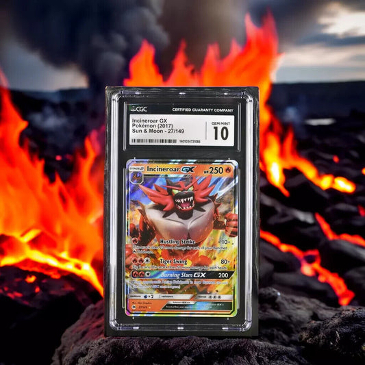 Pokemon Incineroar GX 27/149 Sun & Moon English Ultra Rare Gem Mint 10 (2017)