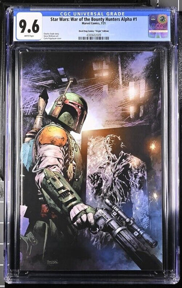 Marvel Comics: Star Wars: War of the Bounty Hunters Alpha #1 CGC 9.6 (2021)