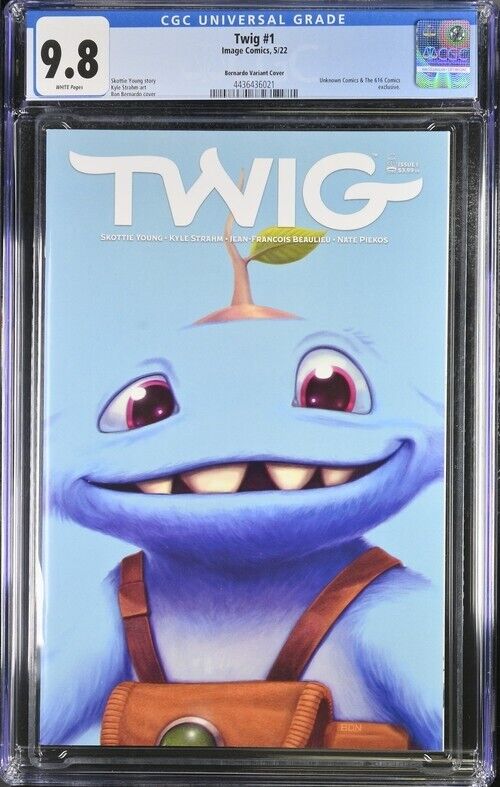 Twig #1 Bernardo Variant Cover CGC 9.8 (2022)