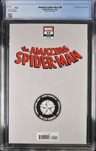 Amazing Spider-Man #49 Szerdy "Virgin" Edition CGC 9.8 (2024)