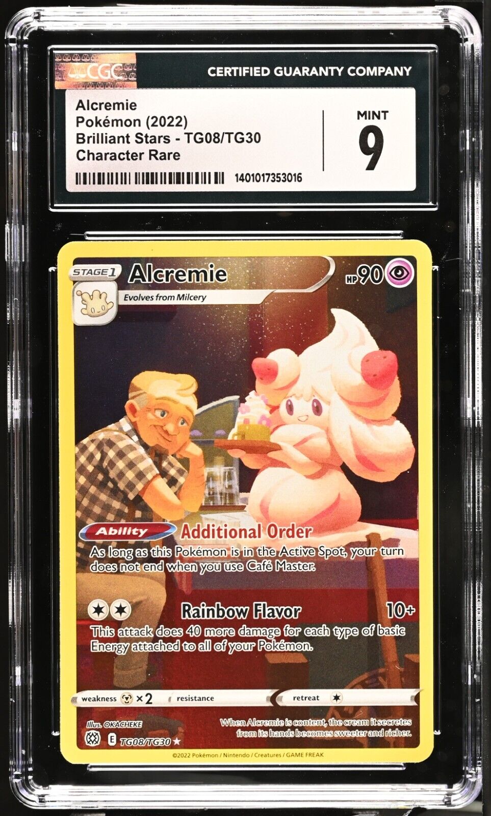 Pokemon Alcremie TG08/TG30 Brilliant Stars English Character Rare 9 (2022)