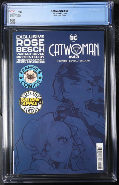 Catwoman #43 - CGC 9.8 - Rose Besch Virgin Edition (2022)