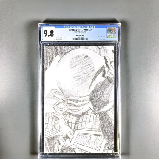 Marvel Comics: Amazing Spider- Man #23 Ross Sketch Cover CGC 9.8 (2023)