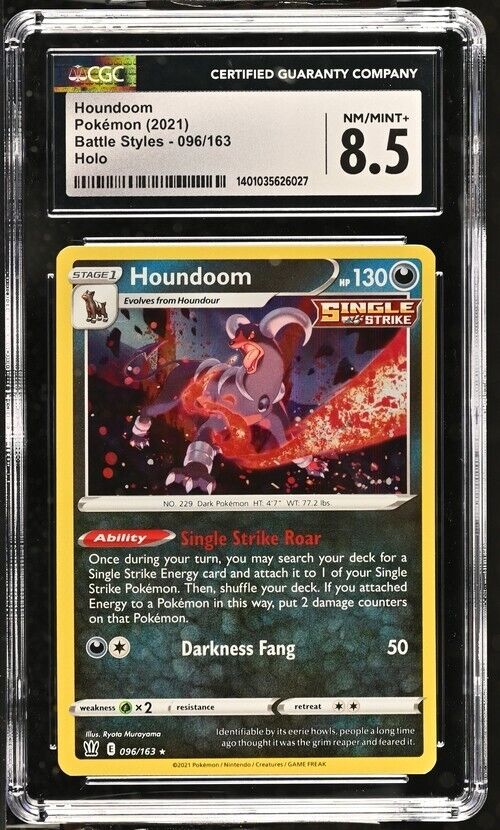 Pokemon Houndoom 096/163 Battle Styles	English	8.5 (2021)