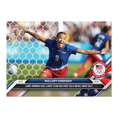 "PRESALE" Mallory Swanson - 2024 Olympic Games TOPPS NOW Card 25 "PRESALE"