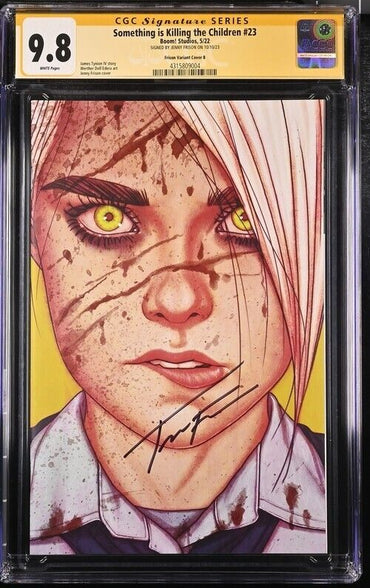 Something Killing the Children #23 CGC 9.8 Frison Bloody Virgin Signed Frison