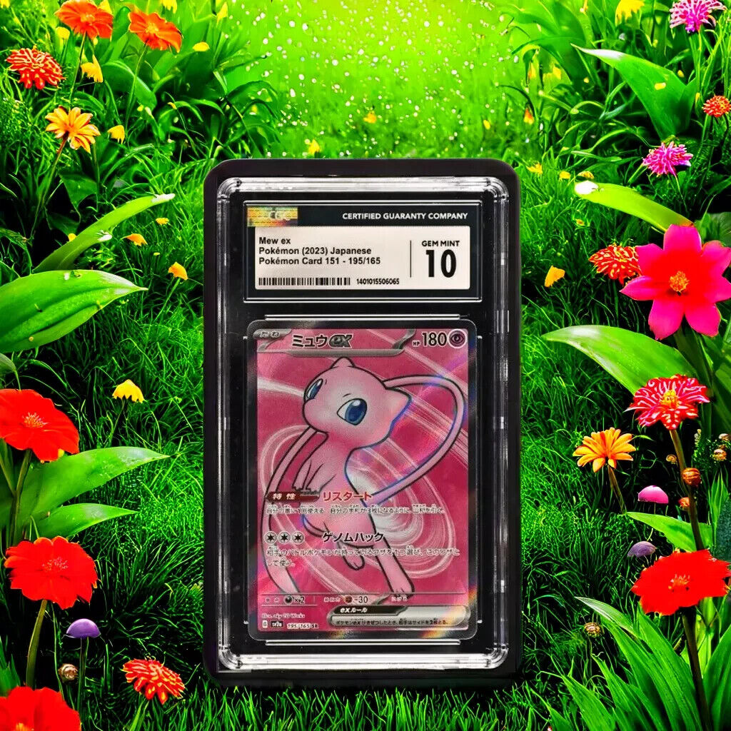 Pokemon Mew ex 195/165 sv2a Japanese Gem Mint 10 (2023)