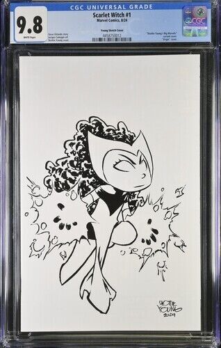 Scarlet Witch #1 Young Sketch Cover CGC 9.8 (2024)