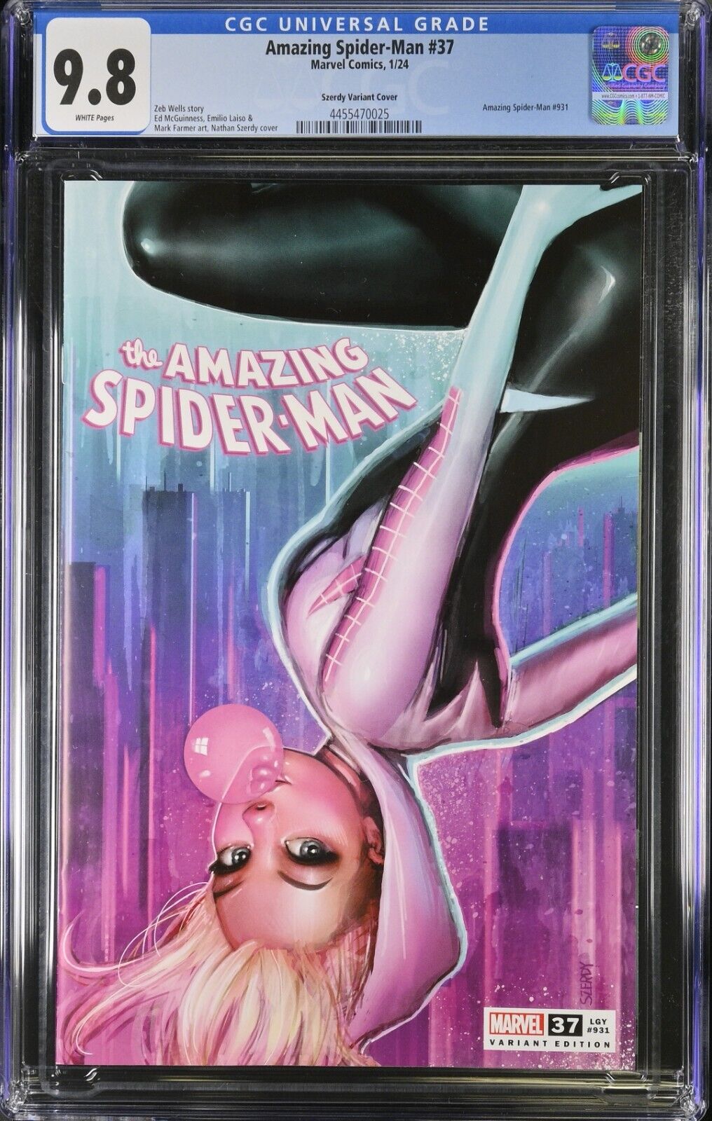 Amazing Spider-Man #37 Szerdy Variant Cover CGC 9.8 (2024)