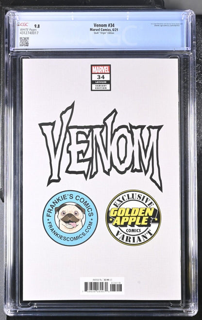 Venom #34 NM/M Quah Frankie's Virgin Variant CGC 9.8 (2021)