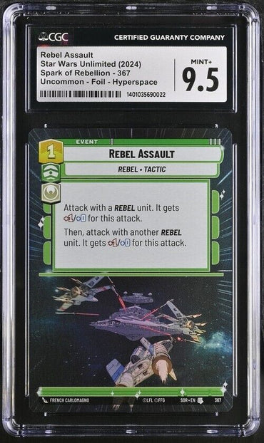 Star Wars Rebel Assault 367 Spark of Rebellion English Mint 9.5 (2024)