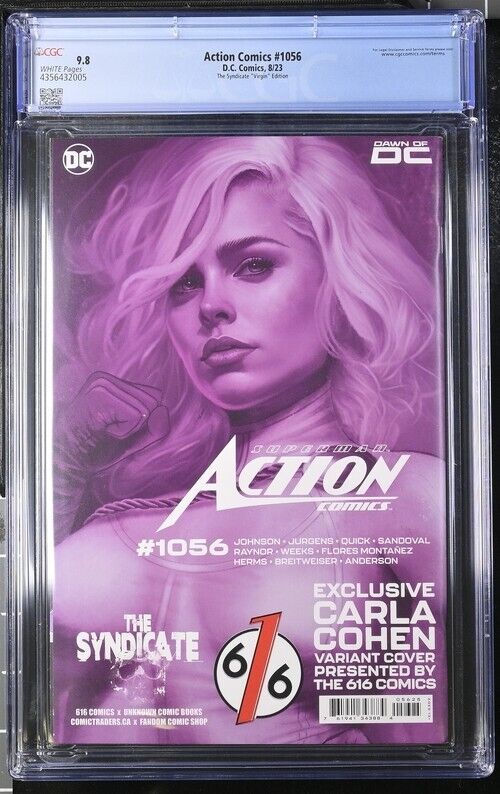 Action Comics #1056 The Syndicate ""Virgin"" Edition CGC 9.8 (2023)