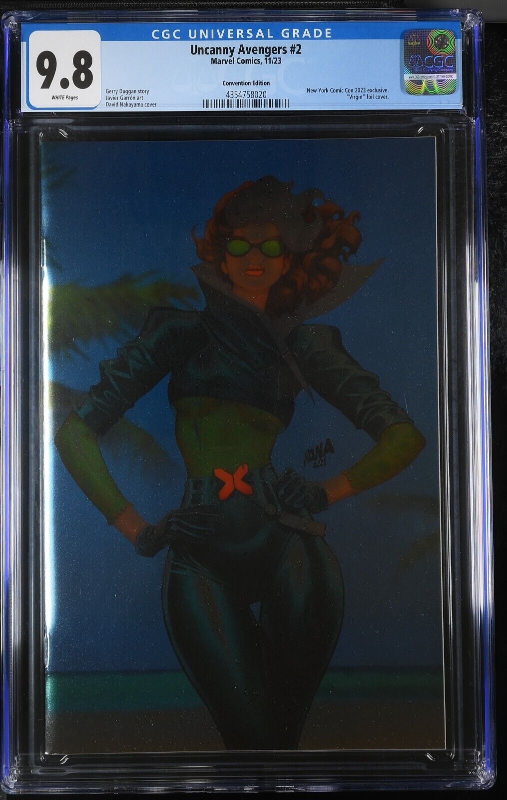 Uncanny Avengers #2 | CGC 9.8 | Foil NYCC Virgin Variant | Nakayama  (2023)