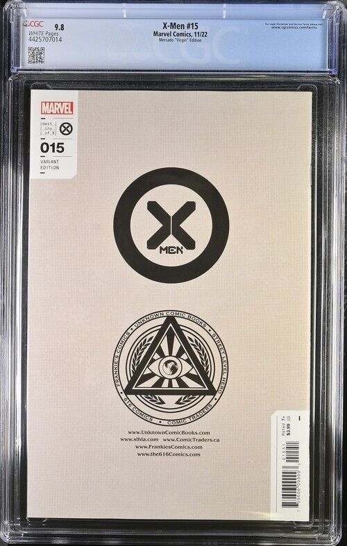 X-Men #15 Mercado ""Virgin"" Edition CGC 9.8 (2022)