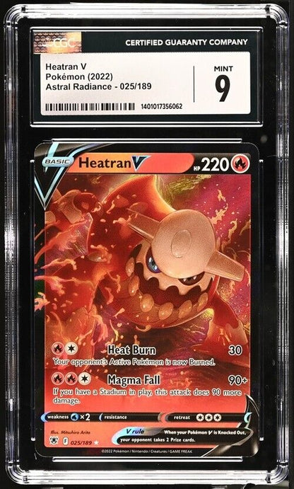 Pokemon Heatran V 025/189 Astral Radiance English Ultra Rare 9 (2022)