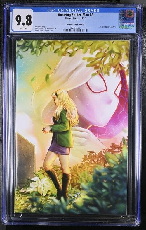 Amazing Spider-Man #8 Ebenebe ""Virgin"" Edition  CGC 9.8  (2022)