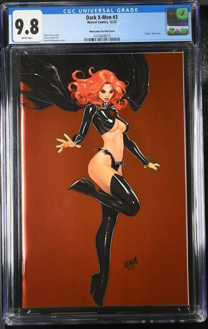 Dark X-Men #3 Nakayama Variant Cover CGC 9.8 (2023)