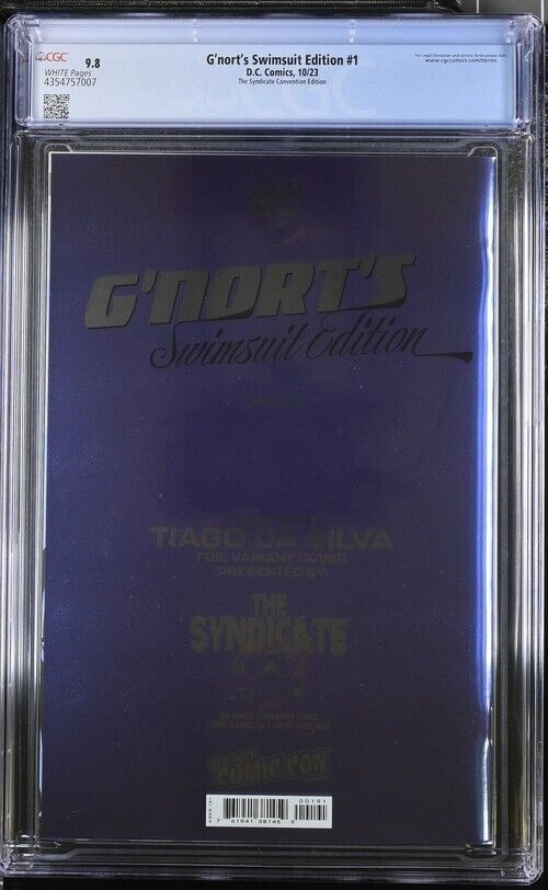 G'nort's Swimsuit Edition #1 - CGC 9.8 -NYCC Exclusive Foil Tiago da Silva(2023)